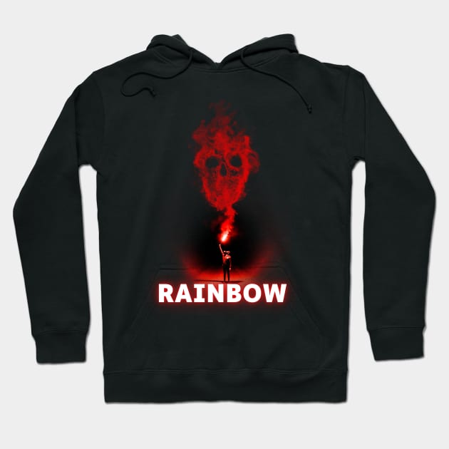 rainbow burn on Hoodie by pesidsg